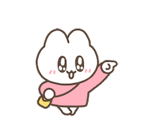 Lets Go Rabbit Sticker by Kcomics