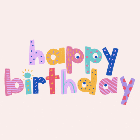 Happy Birthday Fun GIF by bymartioska