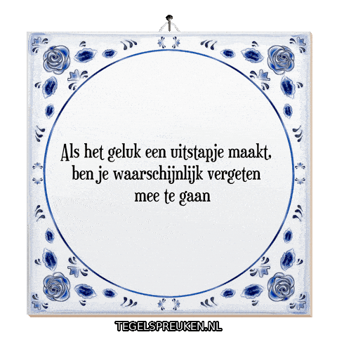 Moment Nieuw Sticker by Tegelspreuken.nl