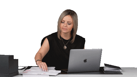 Office Working Sticker by Maalia Agentur