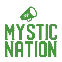 Megaphone Go Green Sticker by BismarckStateCollege