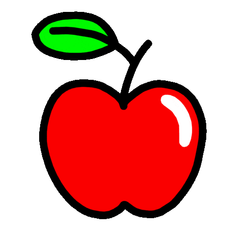Apple Leaf Sticker
