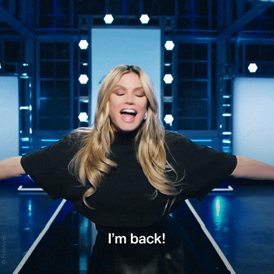 Im Back Fashion Show GIF by Freeform