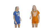 Swipe Up Womens Soccer Sticker by Delaware Blue Hens