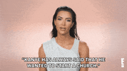 keeping up with the kardashians church GIF by E!