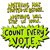 Vote Early Election 2020 Sticker by INTO ACTION