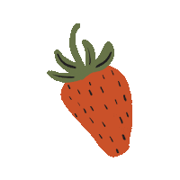 Fruit Strawberry Sticker