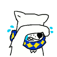 yingtaidibujar anime cartoon sad cry Sticker