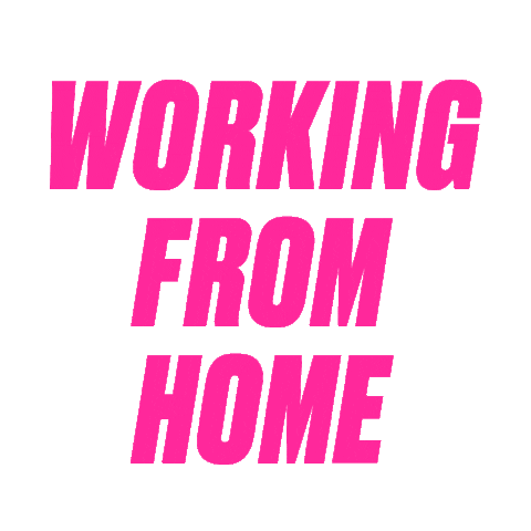 Home Working Sticker by Beauty Bay