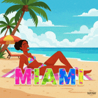 Happy Miami Beach GIF by World Of Women