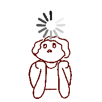 Floraslife0622 waiting loading handwriting lag Sticker