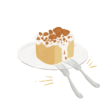 Cake Dessert Sticker by ApplePan