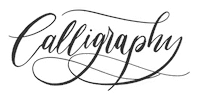 calligrafun_com minimal calligraphy elegant modern calligraphy Sticker