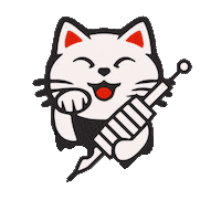 Cat Tattoo Sticker