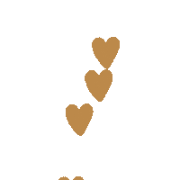 Mustard Hearts Sticker by Creative Studio Collective