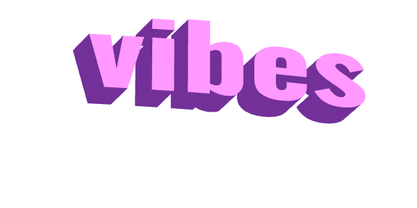 vibes Sticker by Justin
