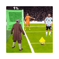 Bend It Soccer Sticker
