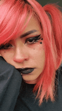Sad Girl Sigh GIF