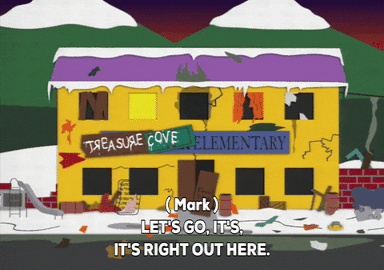 treasure cove school GIF by South Park 