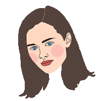 gilmore girls rory Sticker by Kim Campbell