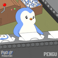 Fashion Face GIF by Pudgy Penguins