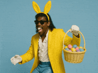 Easter Eggs Bunny GIF by Jukebox Saints
