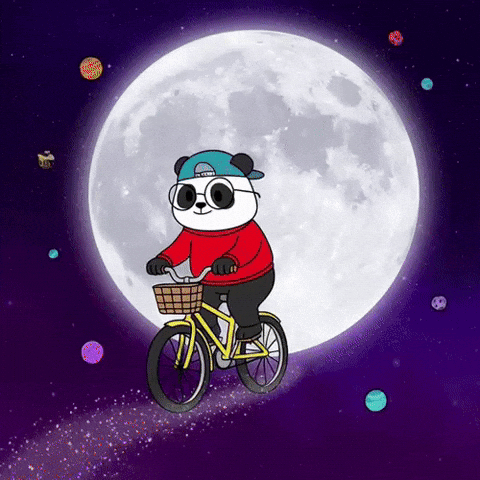 Moon GIF by Pandu Pandas