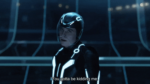 Kidding Me Tron Legacy GIF by Goldmaster