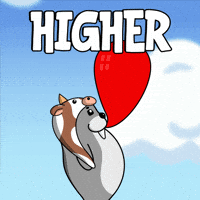 Sky Is The Limit Love GIF by FROSTYS