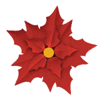 Christmas Flower Sticker by Illinois Lottery