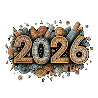 Happy New Year Nye Sticker by Petals Patch