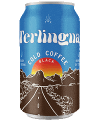 Black Coffee Texas Sticker by Terlingua Coffee
