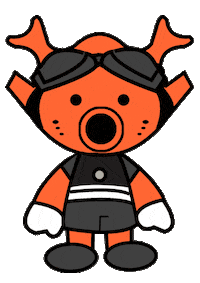 Orange Hello Sticker by Elite Swim Team