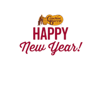 Happy New Year Cheers Sticker by Cracker Barrel