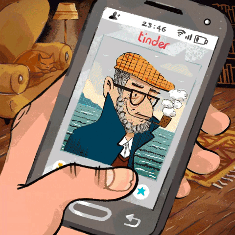 tinder rebigo GIF