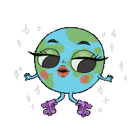 Planet Earth Skate Sticker