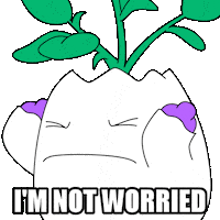 Nervous Panic Sticker by Magic Eden