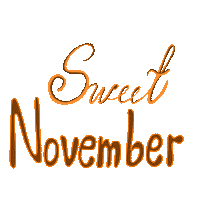 Sweet November Sticker