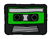gracemandeville music vintage 90s 80s Sticker