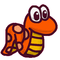 worm Sticker