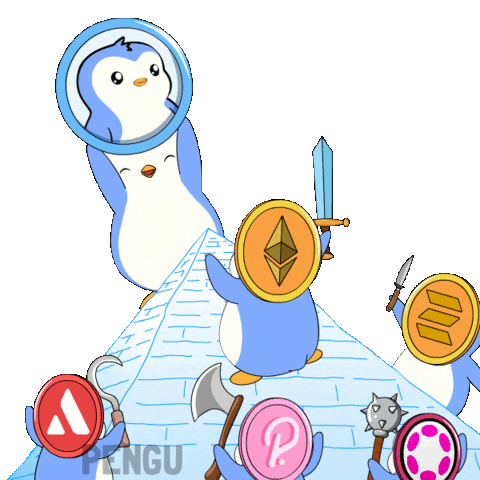 Crypto Penguin Sticker by Pudgy Penguins