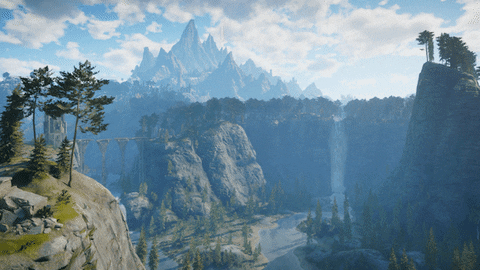 Fantasy Mountain GIF by Systemic Reaction