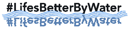 Beach Life Water Sticker