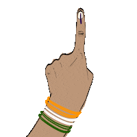 Voting Lok Sabha Sticker