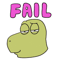 F Fail Sticker by Luigi Segre