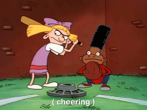 hey arnold nickelodeon GIF