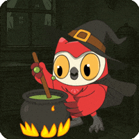 Halloween Witch GIF by birb