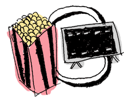 Netflix Binging Sticker