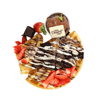 Food Waffle Sticker by Little Dessert Shop
