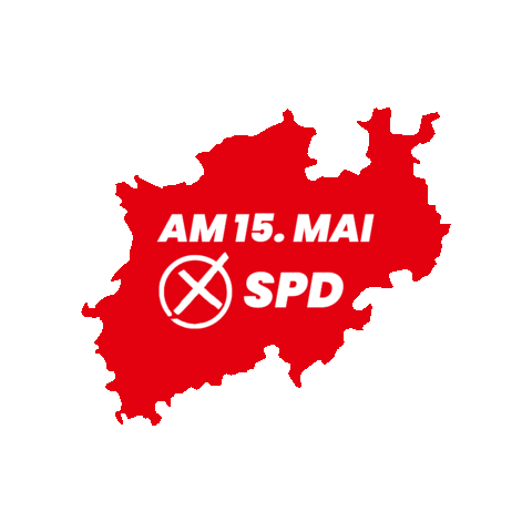 NRWJusos vote spd nrw wahl Sticker